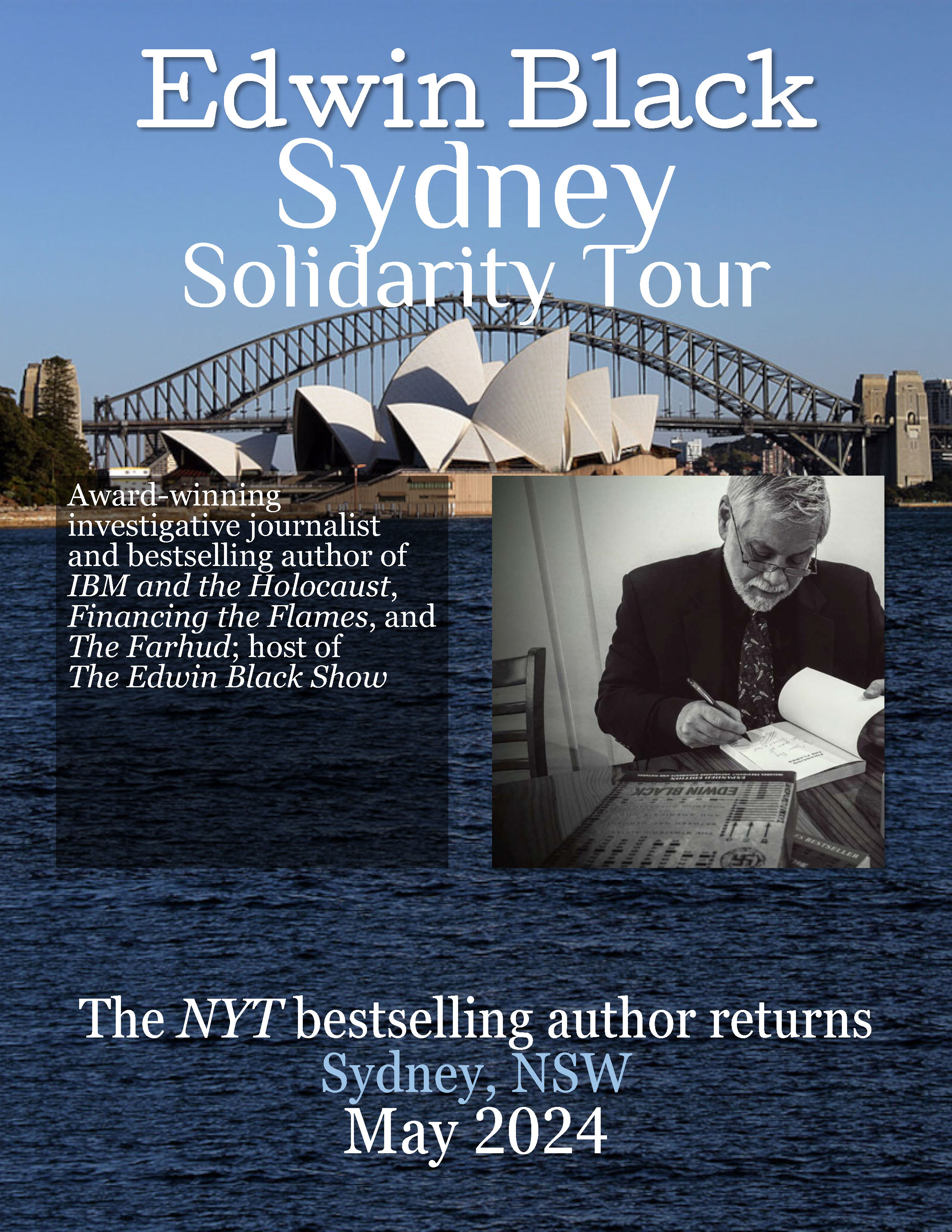 Sydney Solidarity Tour 2024 Edwin Black