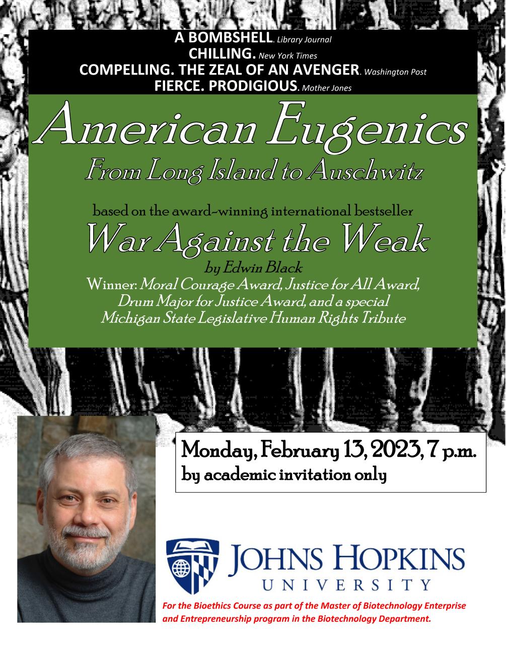 Upcoming Events | Edwin Black