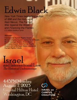 Edwin Black on Israel and International Law: The Historical Underpinnings—IoCC