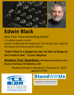 Open Questions and Answers with Human Rights Author Edwin Black
