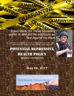 Potential Repressive Health Policy - Precedents and Precautions