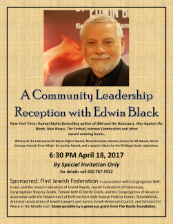 A Community Leadership Reception for Edwin Black