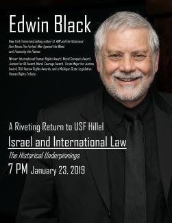 Edwin Black on Israel and International Law for USF Hillel