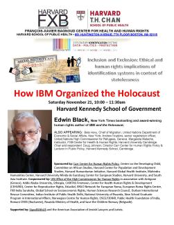 IBM and the Holocaust at Harvard