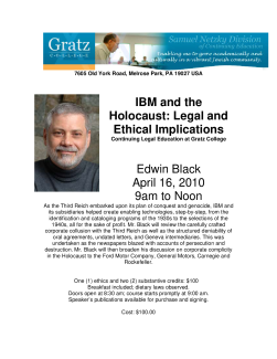 Continuing Legal Education Event and Autographing: "IBM and the Holocaust—The Legal Implications"