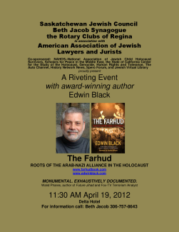 The Farhud—The Arab-Nazi Alliance in the Holocaust