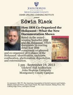 IBM and the Holocaust for JHU & Osher