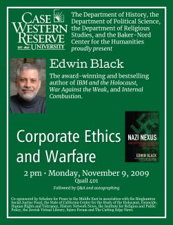 Corporate Ethics and Warfare for CWRU