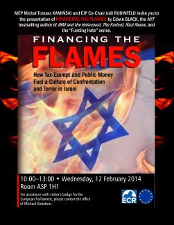 Financing the Flames Lauch for the EU Parliament in Brussels