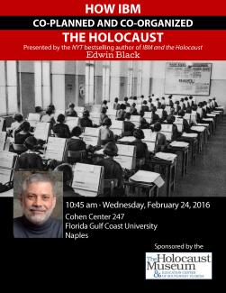 How IBM Co-Planned and Co-Organized the Holocaust for Florida Gulf Coast University