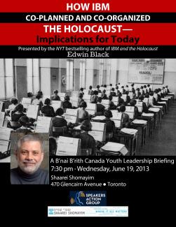 IBM and the Holocaust for B'nai B'rith Youth