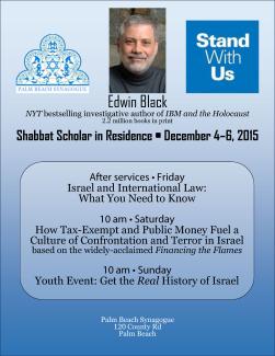 Palm Beach Synagogue 2015 Scholar-in-Residence