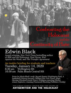 Confronting the Holocaust and the Continuity of Hate for high schools