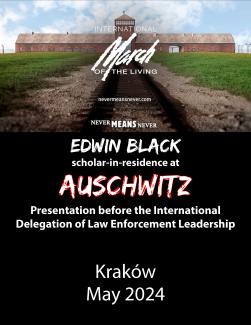 Edwin Black for the International Delegation of Law Enforcement Leadership