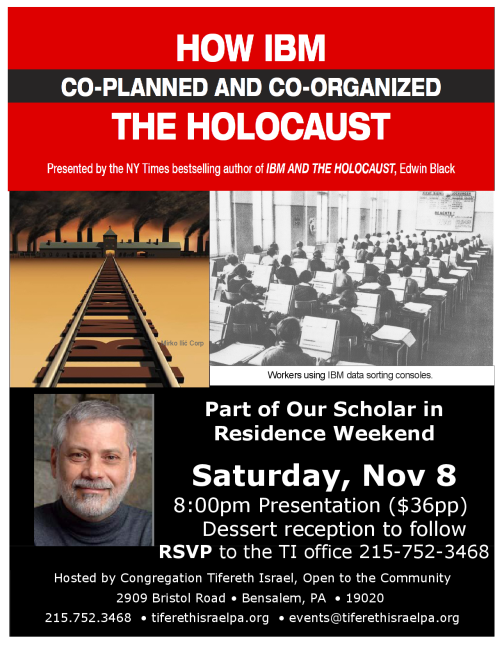 How IBM Co-Planned and Co-Organized the Holocaust