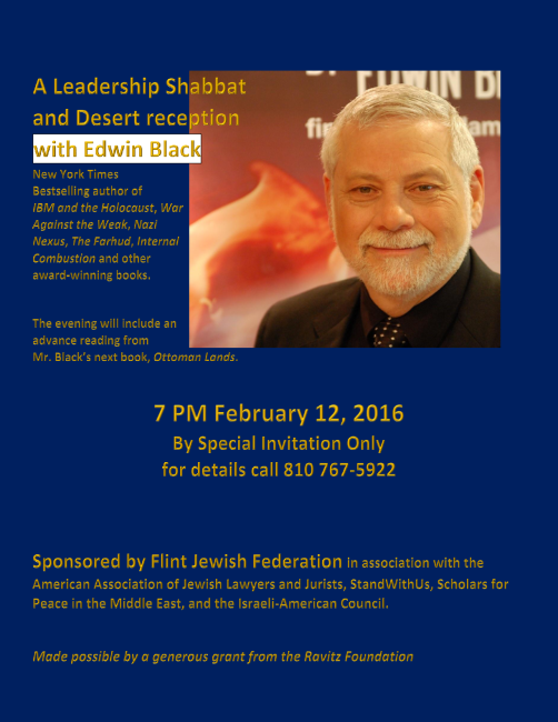 A Leadership Shabbat with Edwin Black