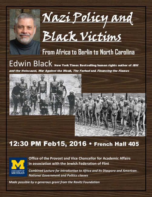 Nazi Policy and Black Victims—from Africa to Berlin to North Carolina