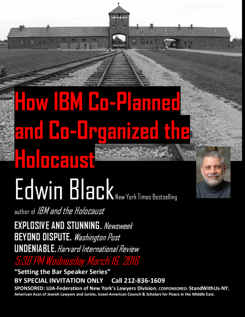 How IBM Co-Planned and Co-Organized the Holocaust