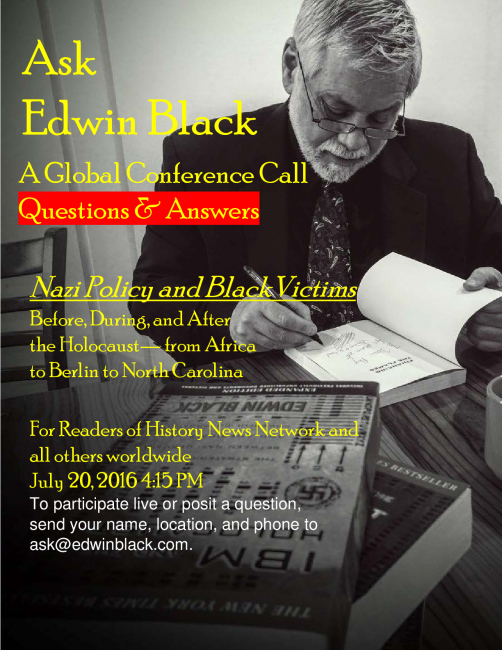 Edwin Black Hosts a Global Conference Call