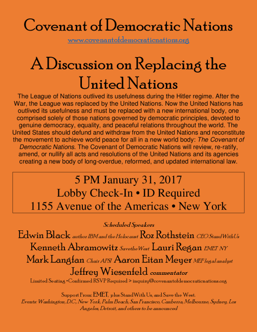 Discussing Replacing the United Nations