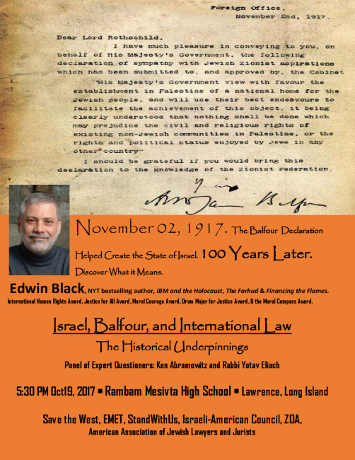 Israel and International Law—The Historical Underpinnings on the 100th Anniversary of the Balfour Declaration