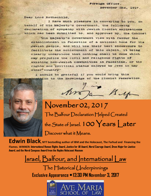 Israel and International Law—The Historical Underpinnings on the 100th Anniversary of the Balfour Declaration