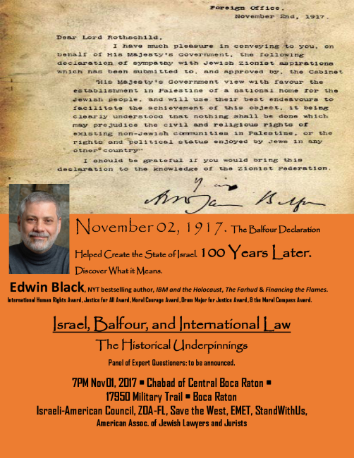 Israel and International Law—The Historical Underpinnings on the 100th Anniversary of the Balfour Declaration