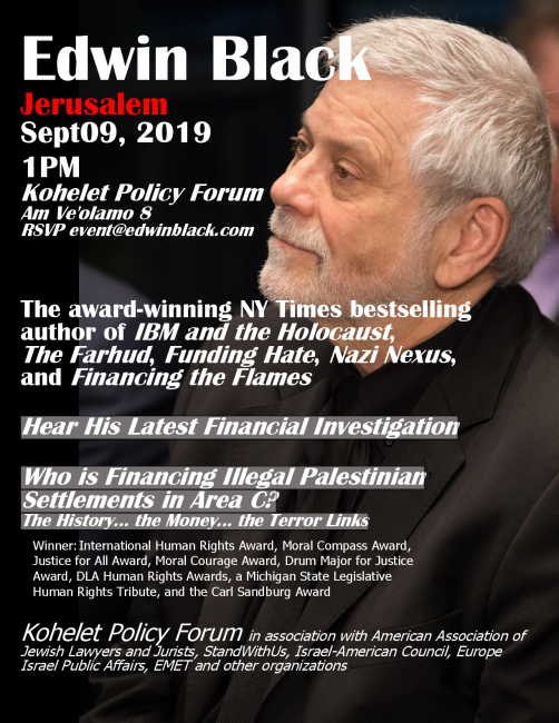 Who is Financing Illegal Palestinian Settlements in Area C?