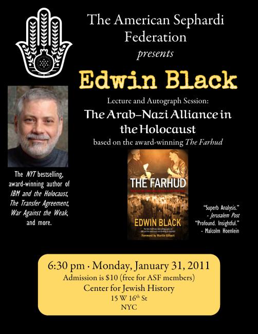 The Farhud for the American Sephardi Federation