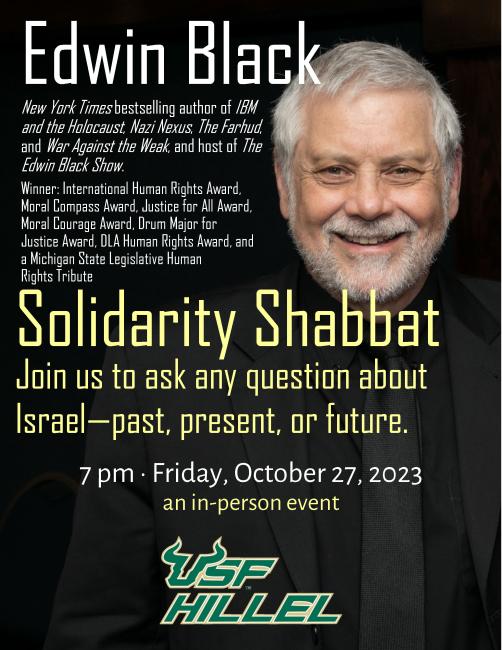 Solidarity Shabbat at USF Hillel