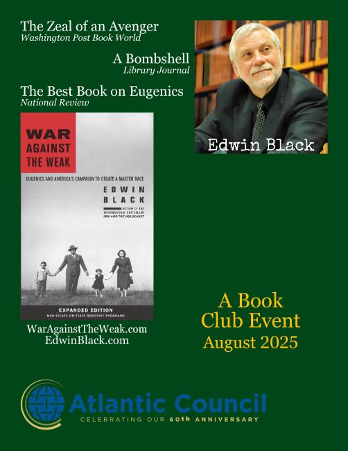 Edwin at the Atlantic Council Book Club