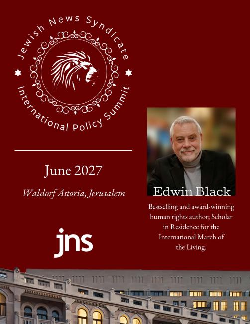 Edwin at the 2027 JNS International Policy Summit 